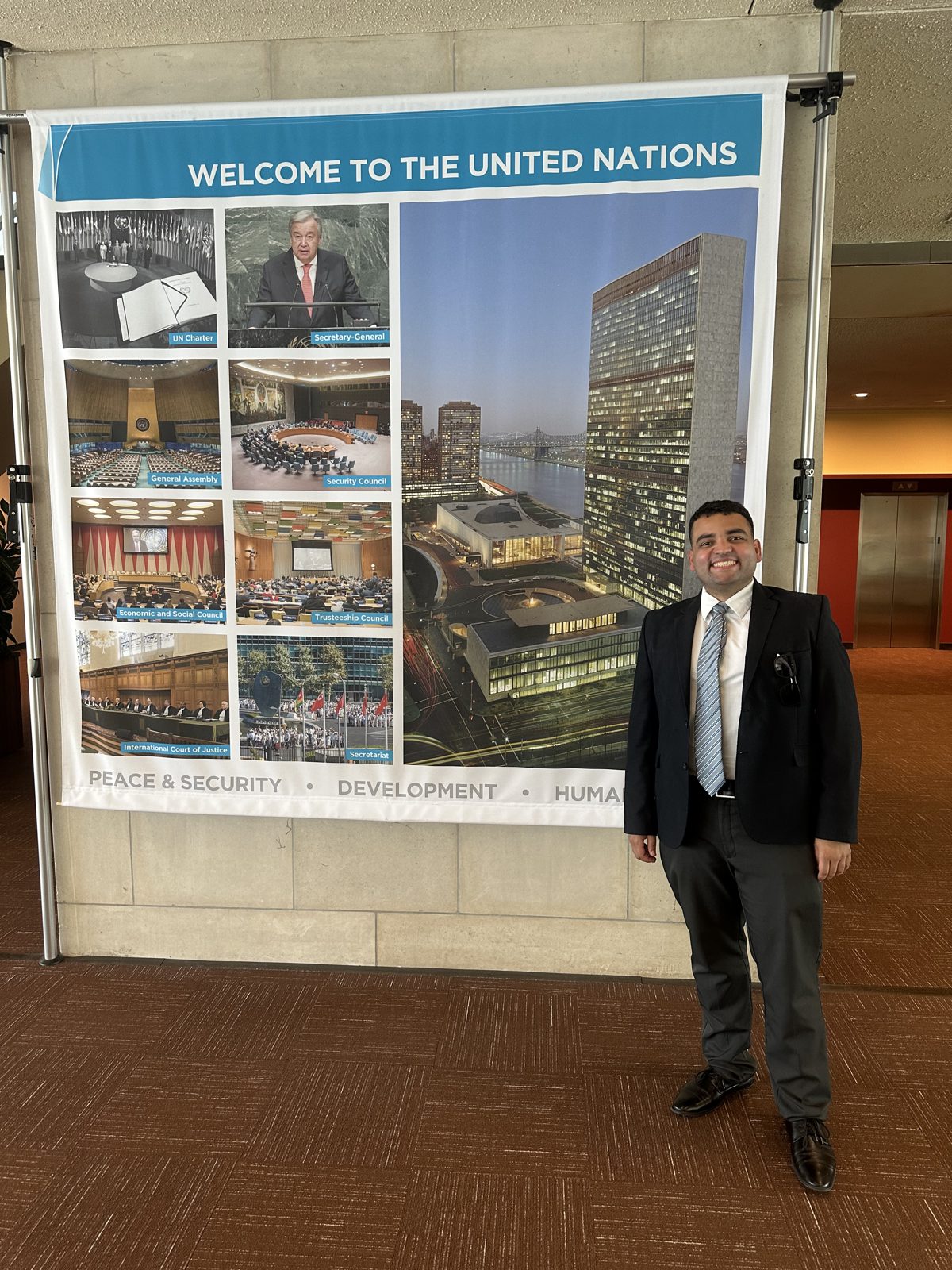Rodrigo at the United Nations Headquarters